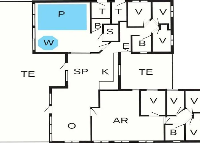 بيت للعطل 18 Person In Ringkøbing